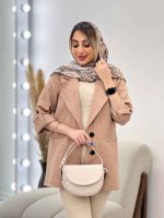 مانتو دو دکمه رها کد 4756 - تصویر 12