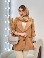 مانتو دو دکمه رها کد 4756 - تصویر 17