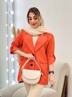 مانتو دو دکمه رها کد 4756 - تصویر 10
