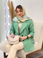 مانتو دو دکمه رها کد 4756 - تصویر 22