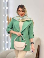 مانتو دو دکمه رها کد 4756 - تصویر 15
