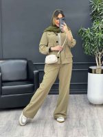 ست مانتو و شلوار افرا کد 4758 - تصویر 21