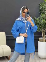 مانتو جیب دوبل ماهک کد 4746 - تصویر 2