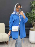 مانتو جیب دوبل ماهک کد 4746 - تصویر 9