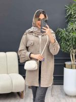 مانتو جیب دوبل ماهک کد 4746 - تصویر 3