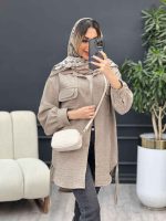 مانتو جیب دوبل ماهک کد 4746 - تصویر 12