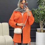 مانتو جیب دوبل ماهک کد 4746