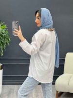 شومیز ساده صبا کد 4703 - تصویر 6