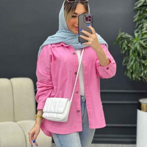 مانتو دو جیب زاپ دار دنیز کد 4757