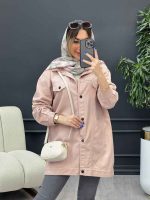 مانتو کتان جیب نما روشا کد 4761 - تصویر 31