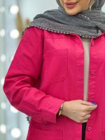 مانتو جین رنگی پایین گت آوا کد 4753 - تصویر 10