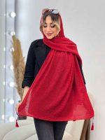 شال پلیسه شاین دار شکوفه کد 4721 - تصویر 10