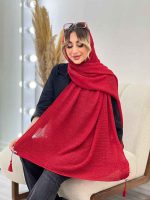 شال پلیسه شاین دار شکوفه کد 4721 - تصویر 16