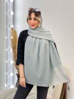 شال پلیسه شاین دار شکوفه کد 4721 - تصویر 9