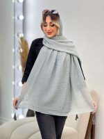 شال پلیسه شاین دار شکوفه کد 4721 - تصویر 17