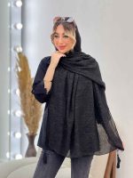 شال پلیسه شاین دار شکوفه کد 4721 - تصویر 27