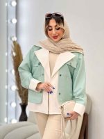 کت ترکیبی لمه دار کد 4745 - تصویر 5