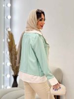کت ترکیبی لمه دار کد 4745 - تصویر 6