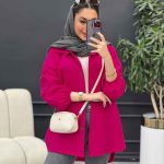 مانتو لینن آستین کش دو جیب کد 4766