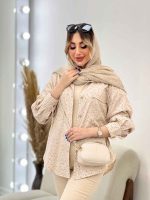 مانتو دو جیب بابونه کد 4772 - تصویر 8