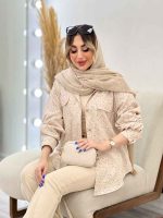 مانتو دو جیب بابونه کد 4772 - تصویر 14