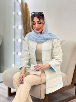 مانتو دانتل مغزی دوزی کد 4739 - تصویر 15