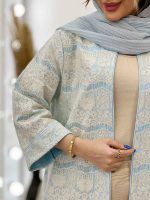مانتو دانتل مغزی دوزی کد 4739 - تصویر 7