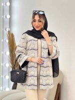مانتو دانتل مغزی دوزی کد 4739 - تصویر 20