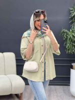 مانتو دو جیب ژینا کد 4776 - تصویر 12