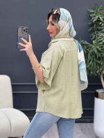 مانتو دو جیب ژینا کد 4776 - تصویر 4
