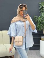 مانتو دو جیب ژینا کد 4776 - تصویر 20