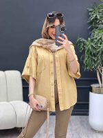 مانتو دو جیب ژینا کد 4776 - تصویر 2
