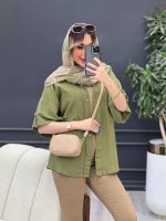 مانتو دو جیب ژینا کد 4776 - تصویر 11