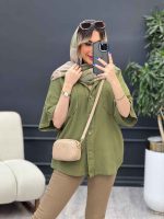 مانتو دو جیب ژینا کد 4776 - تصویر 3
