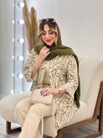 شومیز طرح دار ستیا کد 4784 - تصویر 8