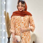 شومیز طرح دار ستیا کد 4784