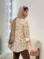 شومیز طرح دار ستیا کد 4784 - تصویر 21