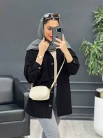 مانتو دو جیب پاکتی دل آرا کد 4769 - تصویر 6