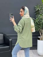 مانتو دو جیب پاکتی دل آرا کد 4769 - تصویر 10