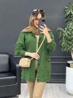 مانتو کتان سرشانه پاگن نیلیا کد 4779 - تصویر 18