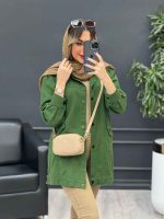مانتو کتان سرشانه پاگن نیلیا کد 4779 - تصویر 21