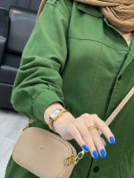 مانتو کتان سرشانه پاگن نیلیا کد 4779 - تصویر 28