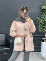 مانتو کتان سرشانه پاگن نیلیا کد 4779 - تصویر 16