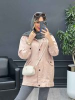 مانتو کتان سرشانه پاگن نیلیا کد 4779 - تصویر 29