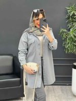مانتو کتان رنگی غزل کد 4759 - تصویر 5