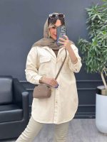 مانتو کتان رنگی غزل کد 4759 - تصویر 20