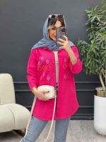 مانتو لینن طرح لوزی کد 4797 - تصویر 29