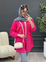 مانتو لینن طرح لوزی کد 4797 - تصویر 7