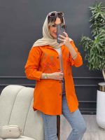 مانتو لینن طرح لوزی کد 4797 - تصویر 28