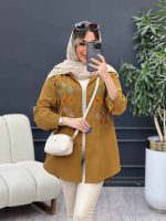 مانتو لینن طرح لوزی کد 4797 - تصویر 4